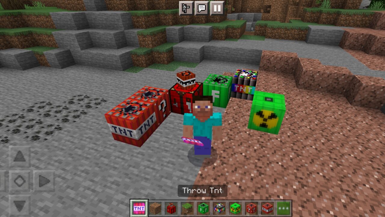 Tnts from Weird Mods for Minecraft PE