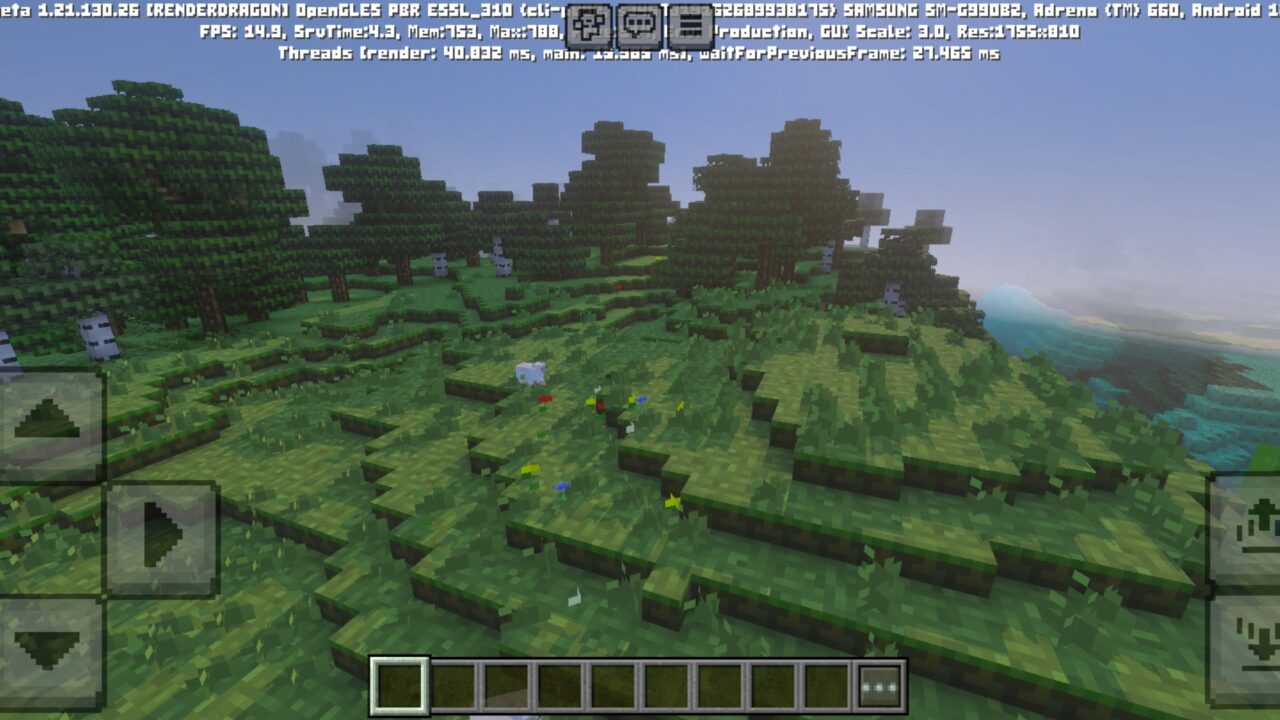 Top View from 2 x 2 Texture Pack for Minecraft PE