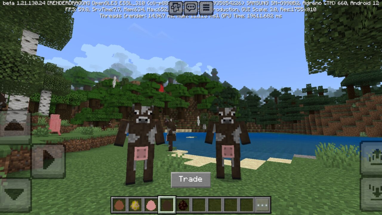 Trade from Weird Mods for Minecraft PE