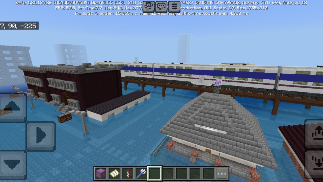 Train from Swagtropolis Map for Minecraft PE