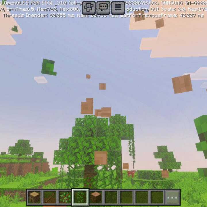 Tree Harvester Mod for Minecraft PE