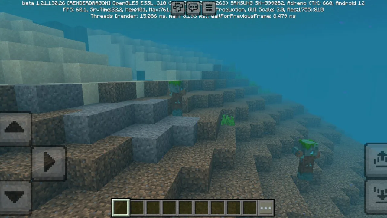 Underwater from Kepler World Map for Minecraft PE
