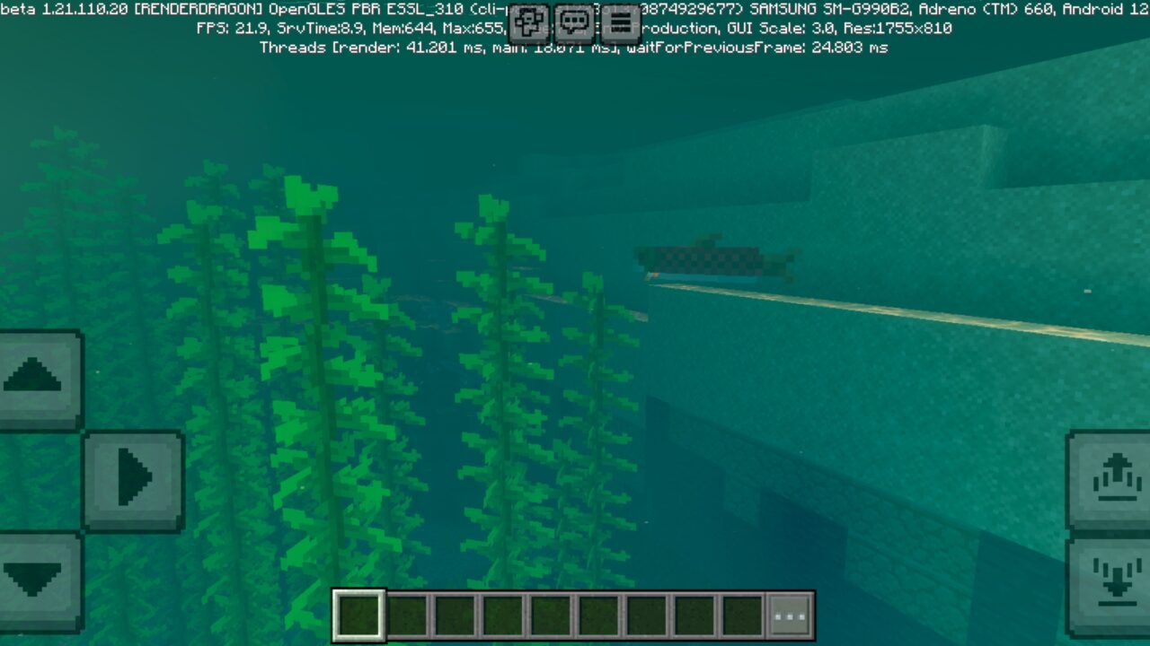 Underwater from Solum Visuals Texture Pack for Minecraft PE