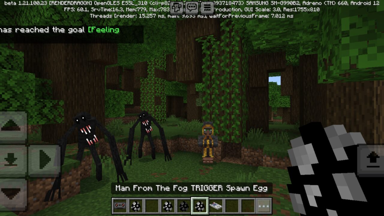 Updated from The Man from the Fog Mod for Minecraft PE