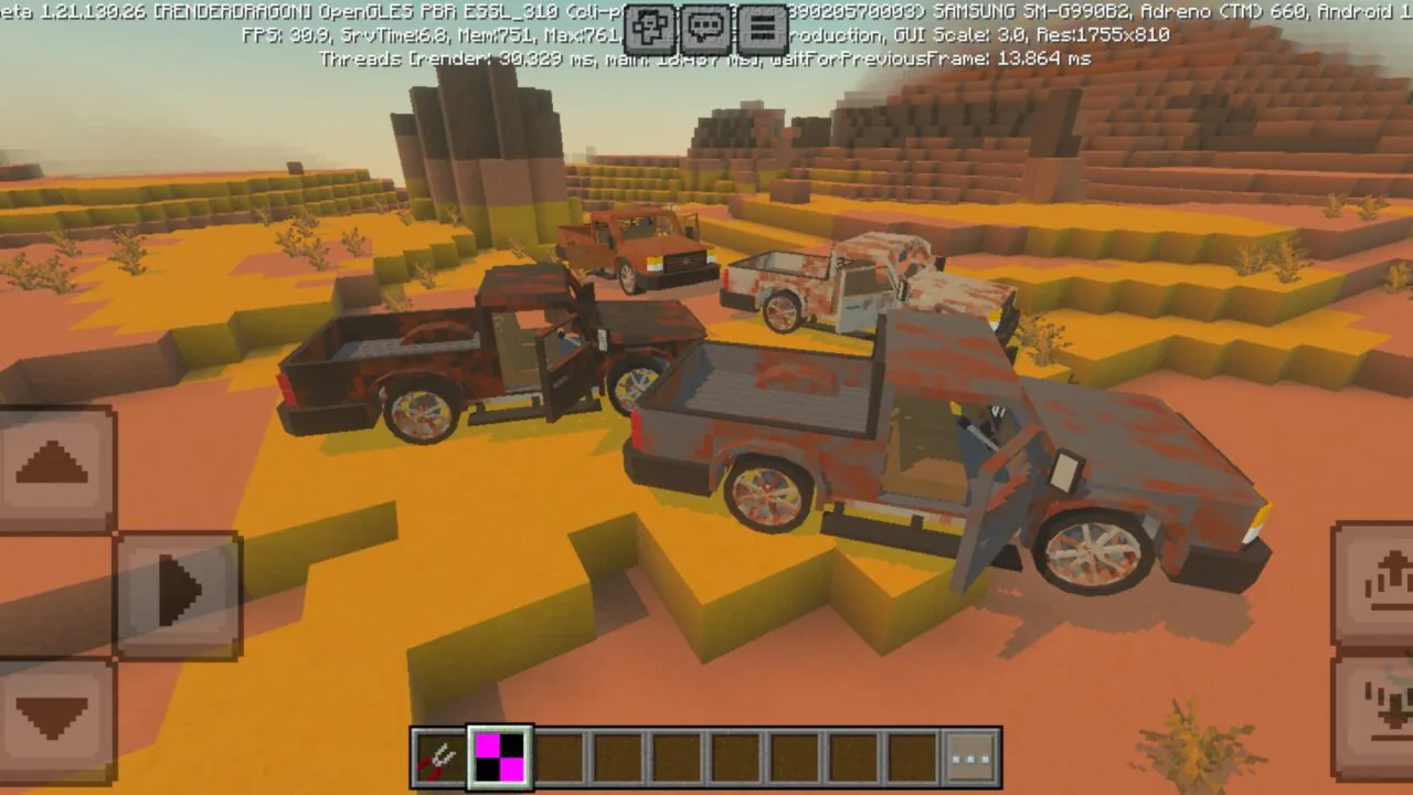 Variants from Abandoned Vehicles Mod for Minecraft PE