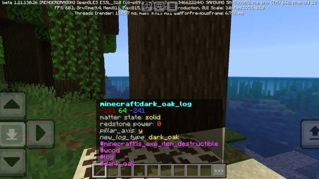Variants from Debug Stick Mod for Minecraft PE
