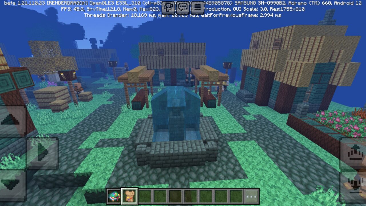 Village from Theia Dimension Map for Minecraft PE
