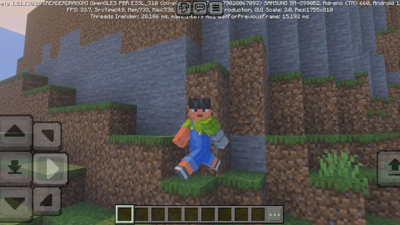 Walking from Super CPS Counter Mod for Minecraft PE