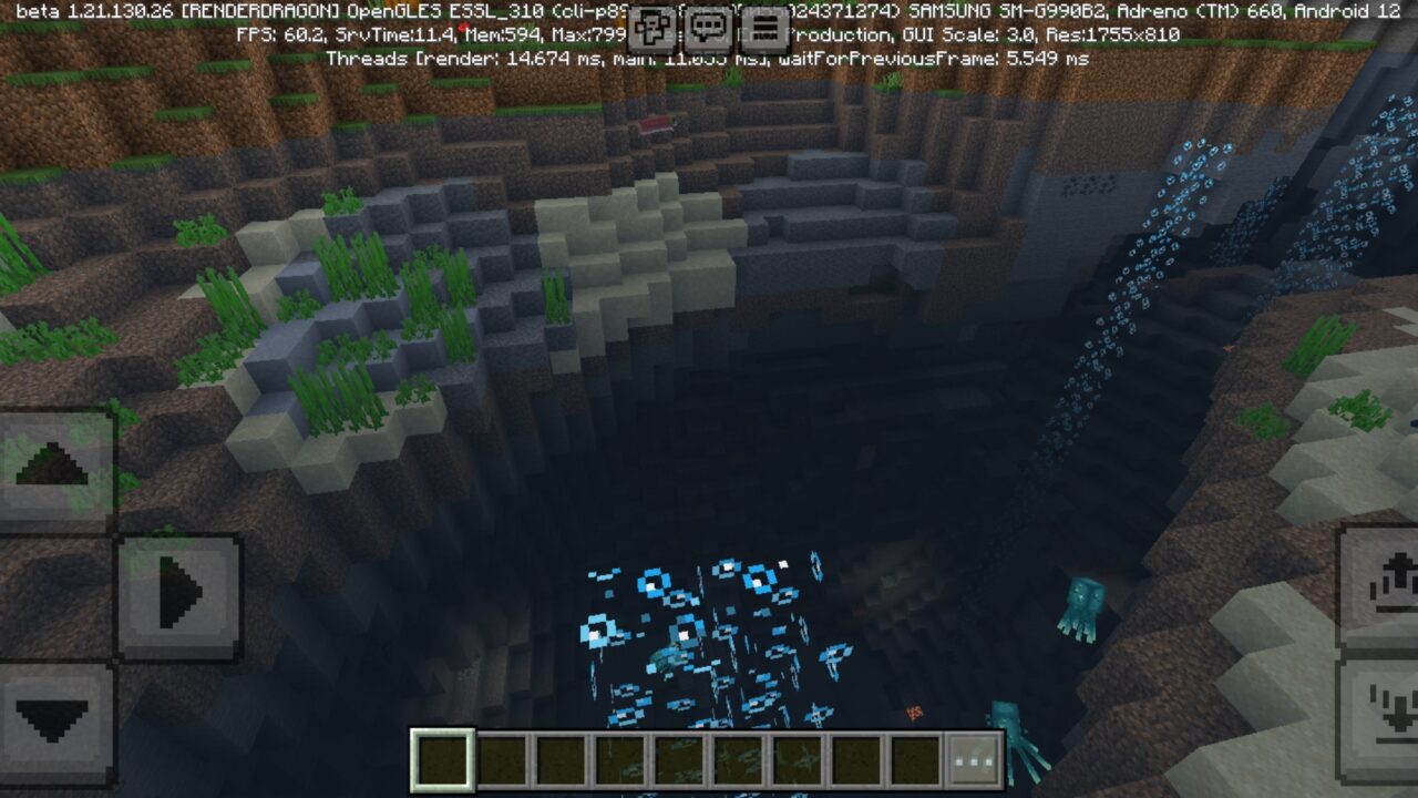 Water from Luma Shader for Minecraft PE