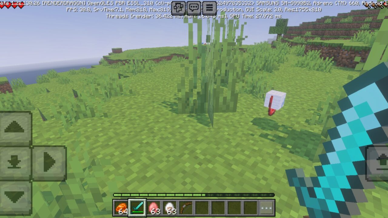 XP from Clumps Mod for Minecraft PE