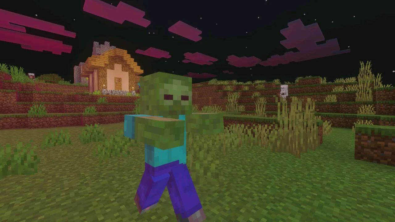 Zombie from Night Vision Texture Pack for Minecraft PE