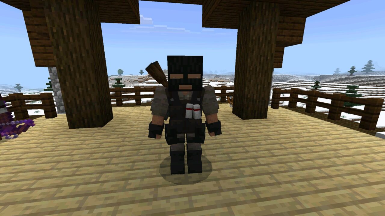 Equipment from Terrorist Mod for Minecraft PE