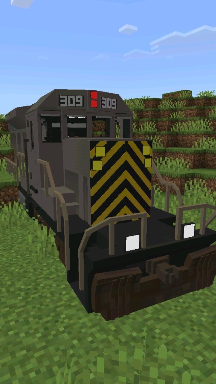 Freight from Train Mod for Minecraft Bedrock