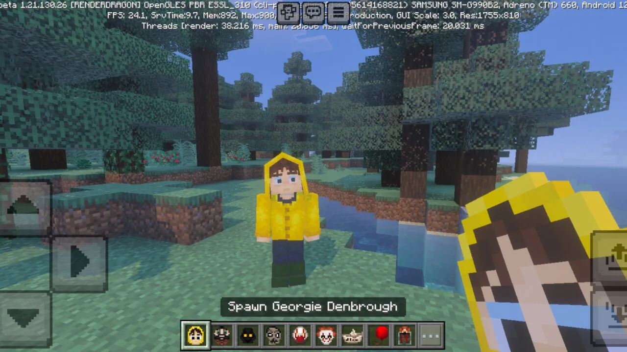 Georgie from It Mod for Minecraft PE