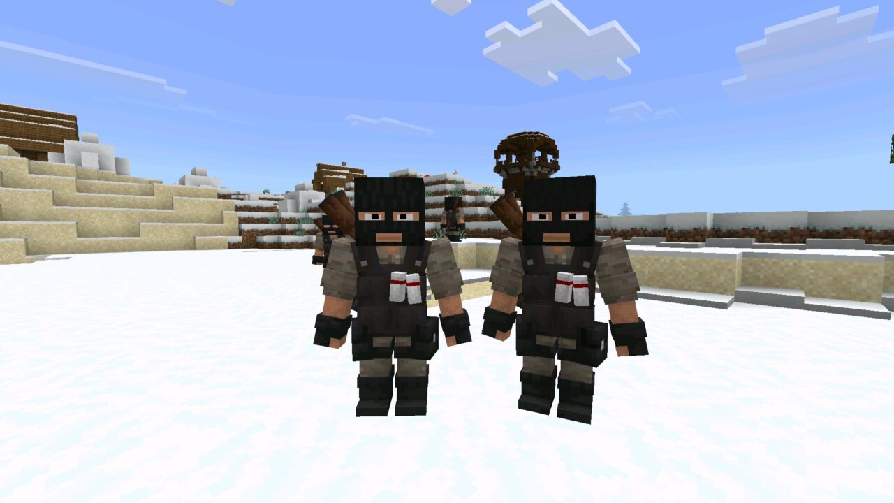 Mobs from Terrorist Mod for Minecraft PE