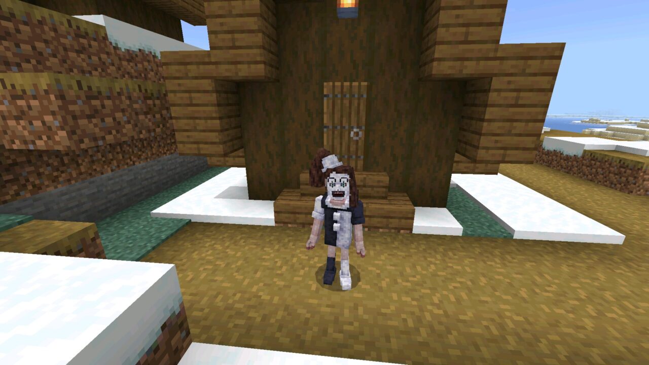 Scary Girl from Art Clown Mod for Minecraft PE