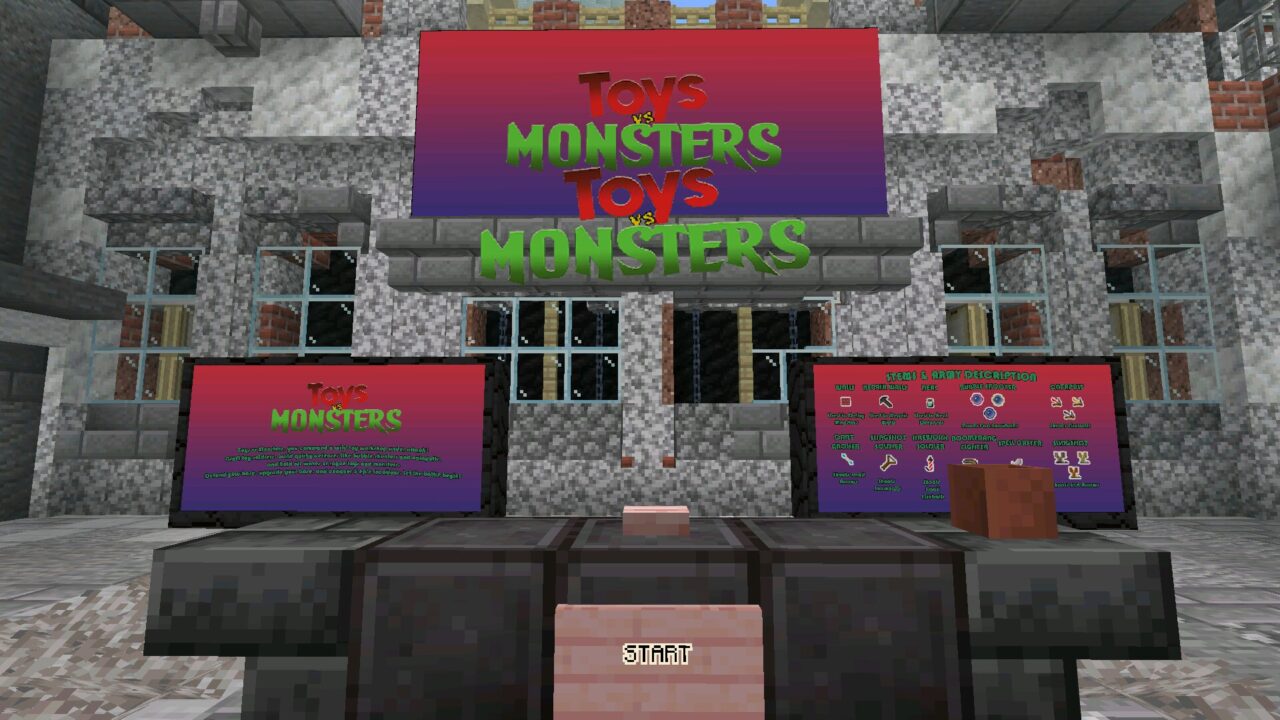 Start from Toys and Monsters Mod for Minecraft PE