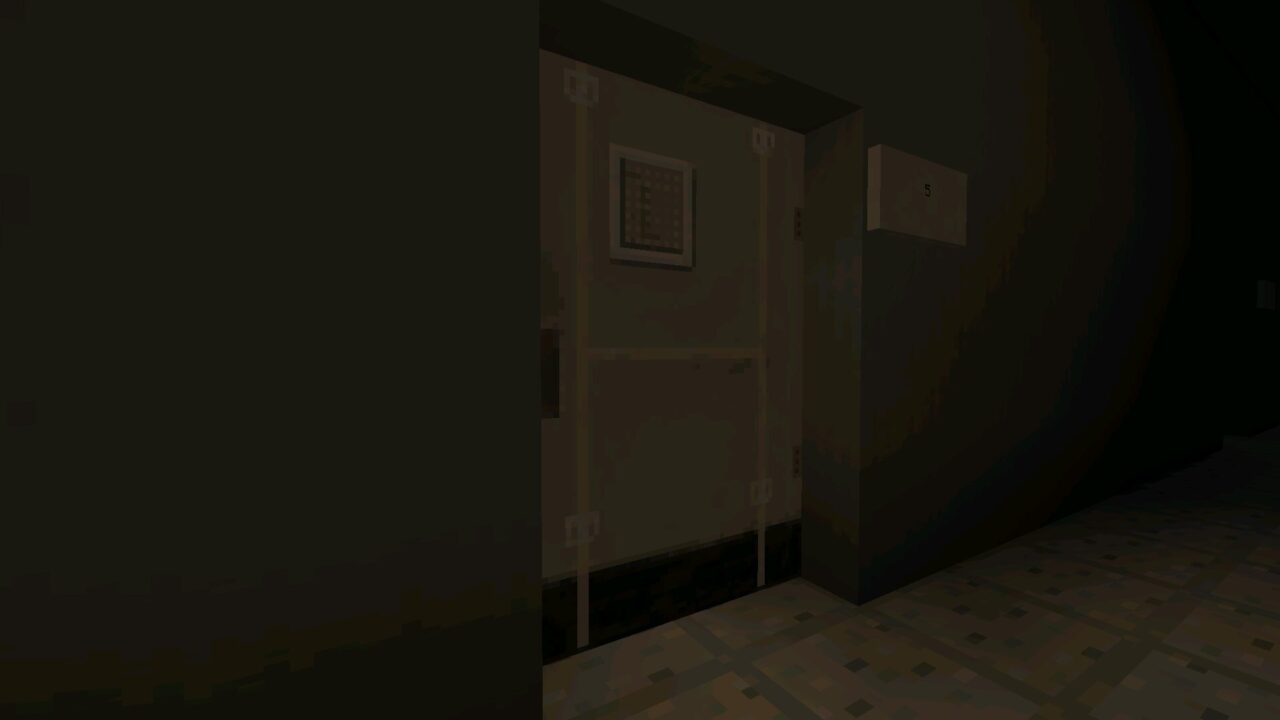 Door from Horror Doll Mod for Minecraft PE