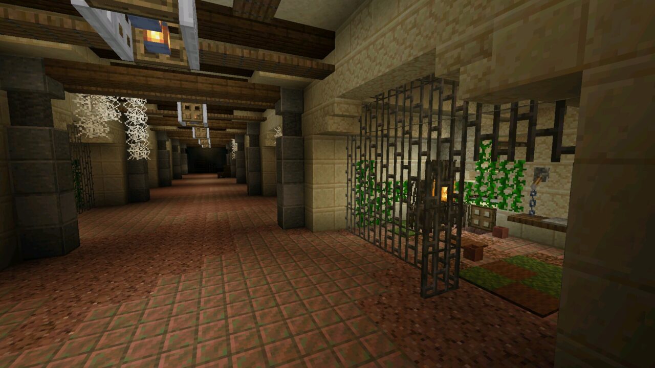 Dungeon from Alcatraz Prison Map for Minecraft PE