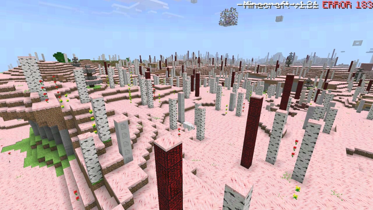 Forest from Error 183 Mod for Minecraft PE