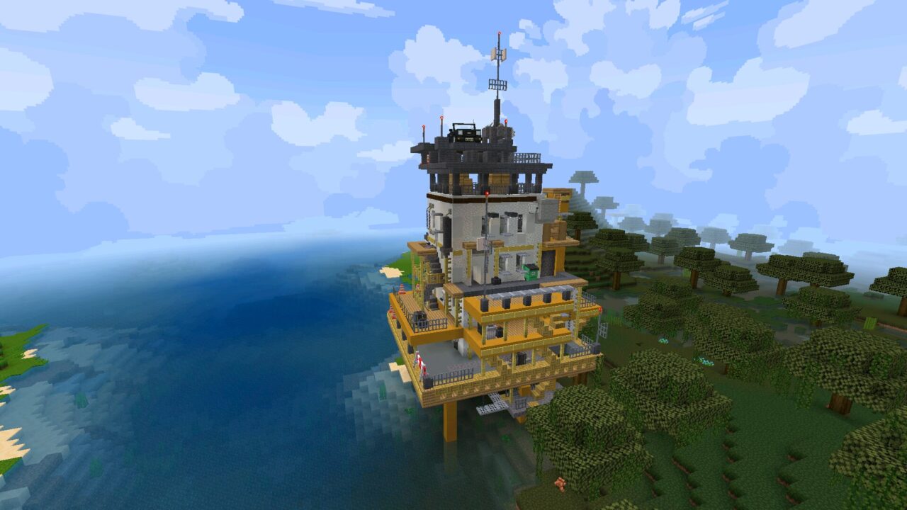 Base from Flying Cars Mod for Minecraft PE