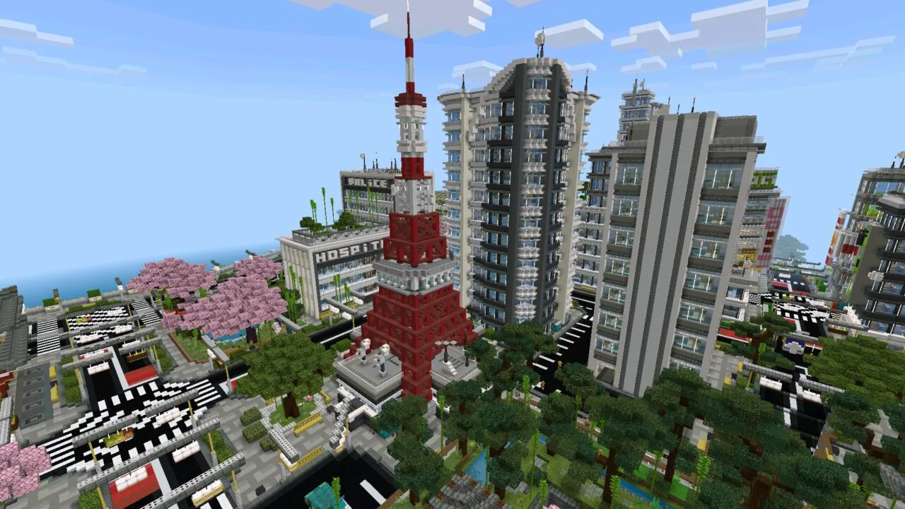 Capital from Tokyo Map for Minecraft PE