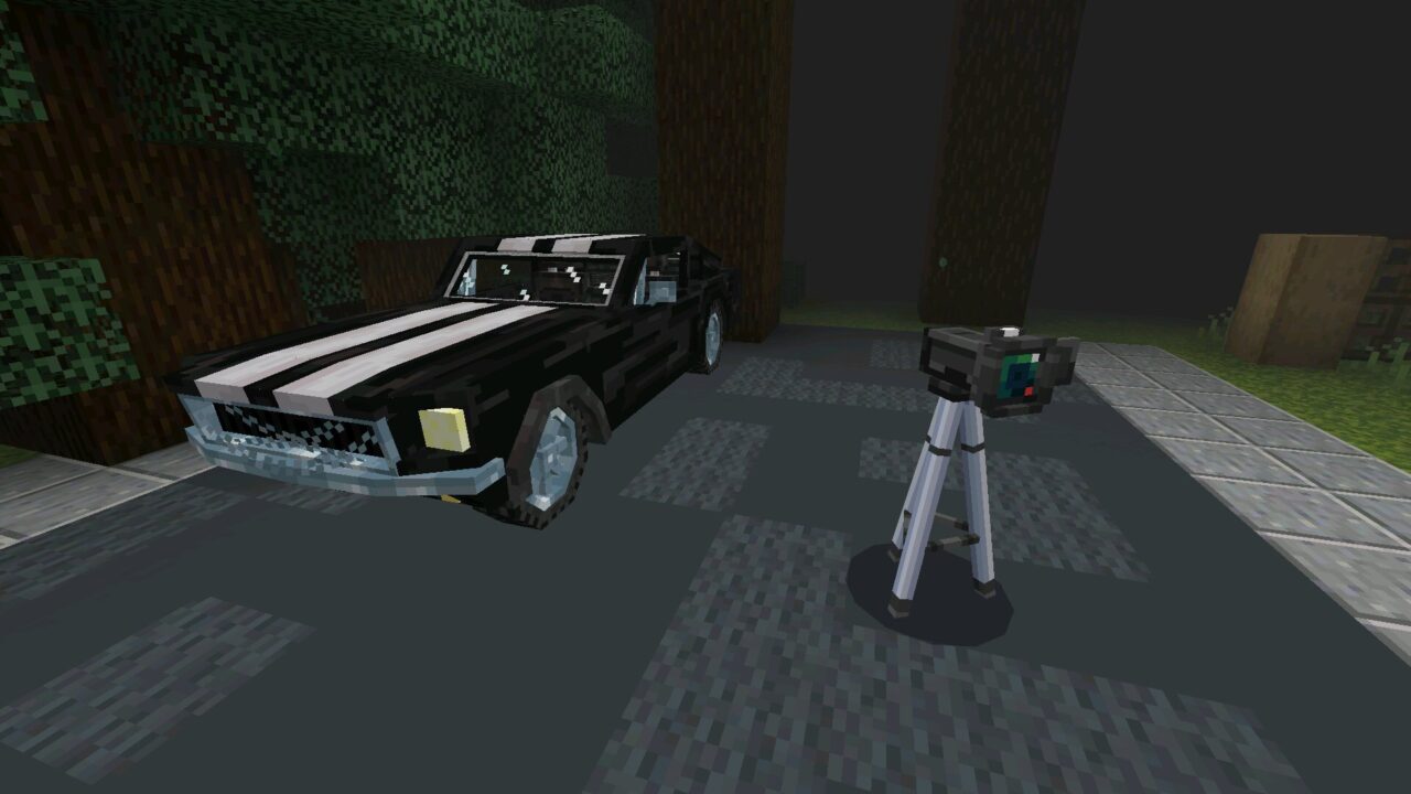 Car from Paranormal Mod for Minecraft PE