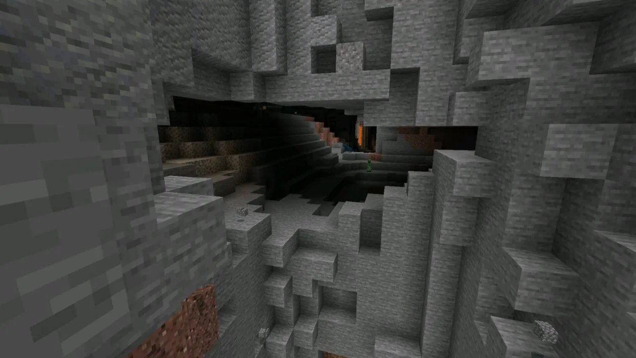 Cave from Orbital Strike Mod for Minecraft PE
