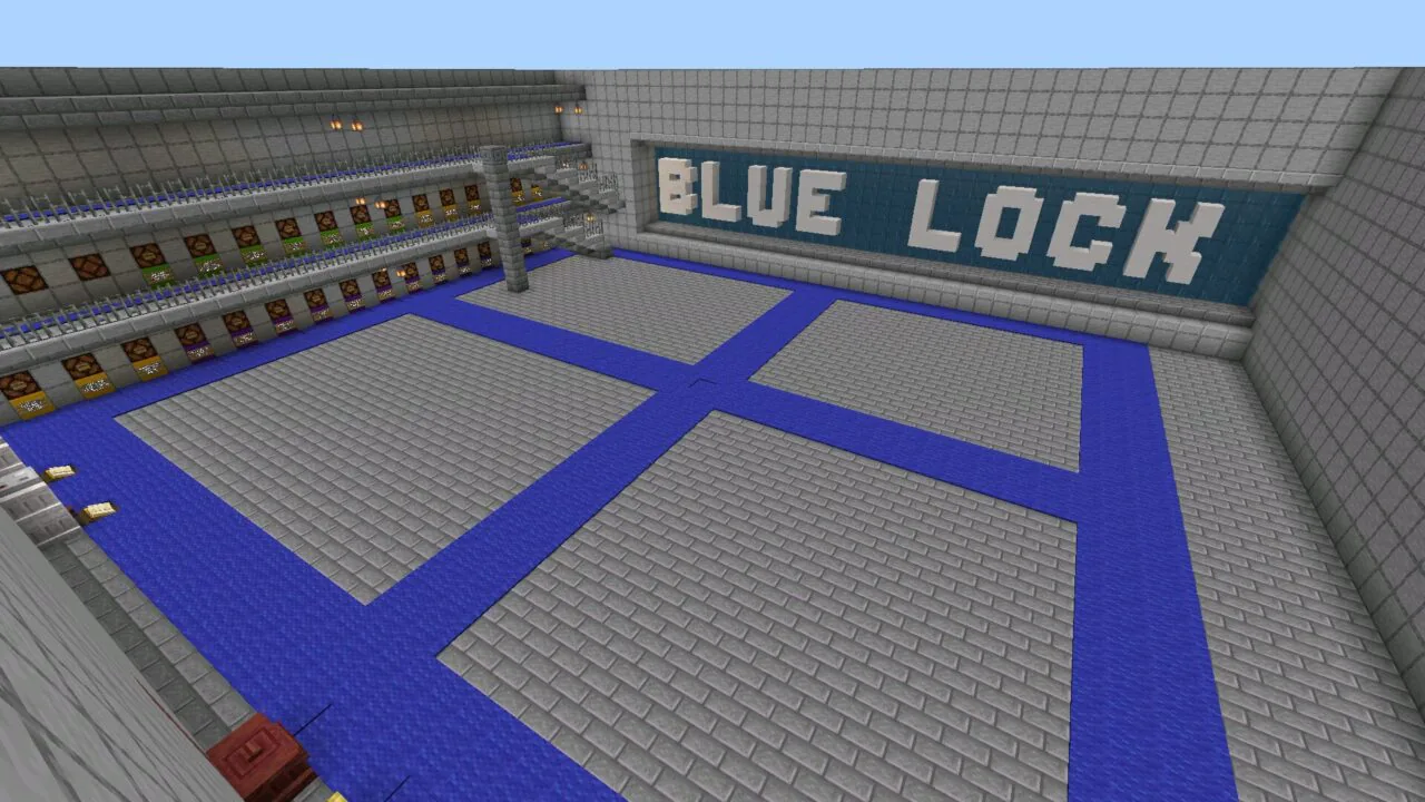 Field from Blue Lock Rivals Mod for Minecraft PE