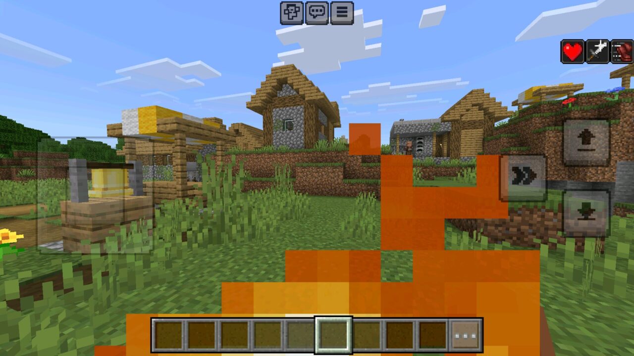 Flames in Muzan Mod for Minecraft PE