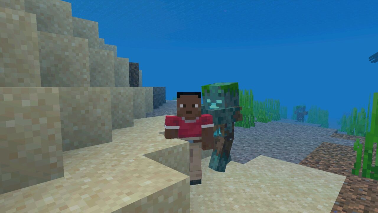 Hero from Aquaman Mod for Minecraft PE