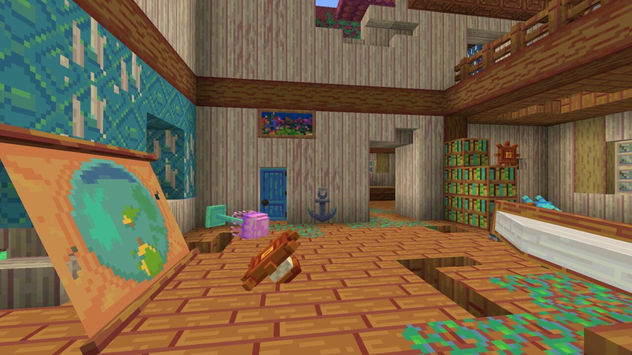 House from Seaside Story Mod for Minecraft PE