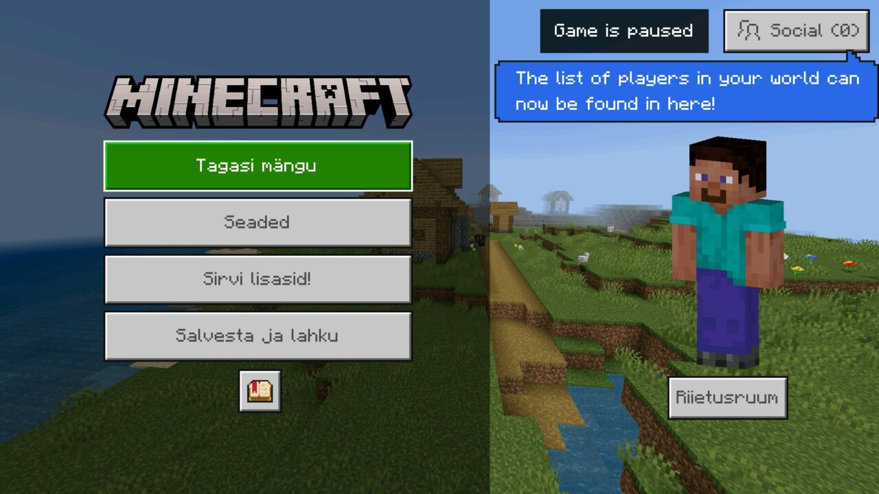 Estonian Language Texture Pack for Minecraft PE