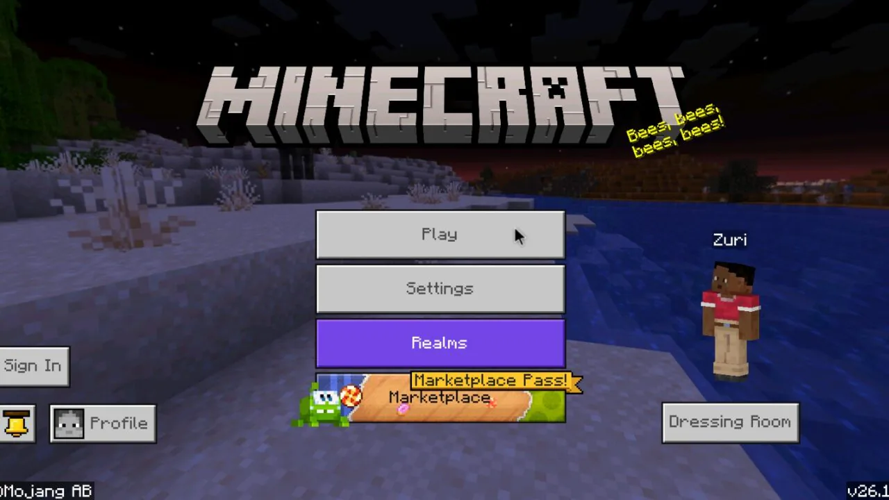 Minecraft 26.1 preview