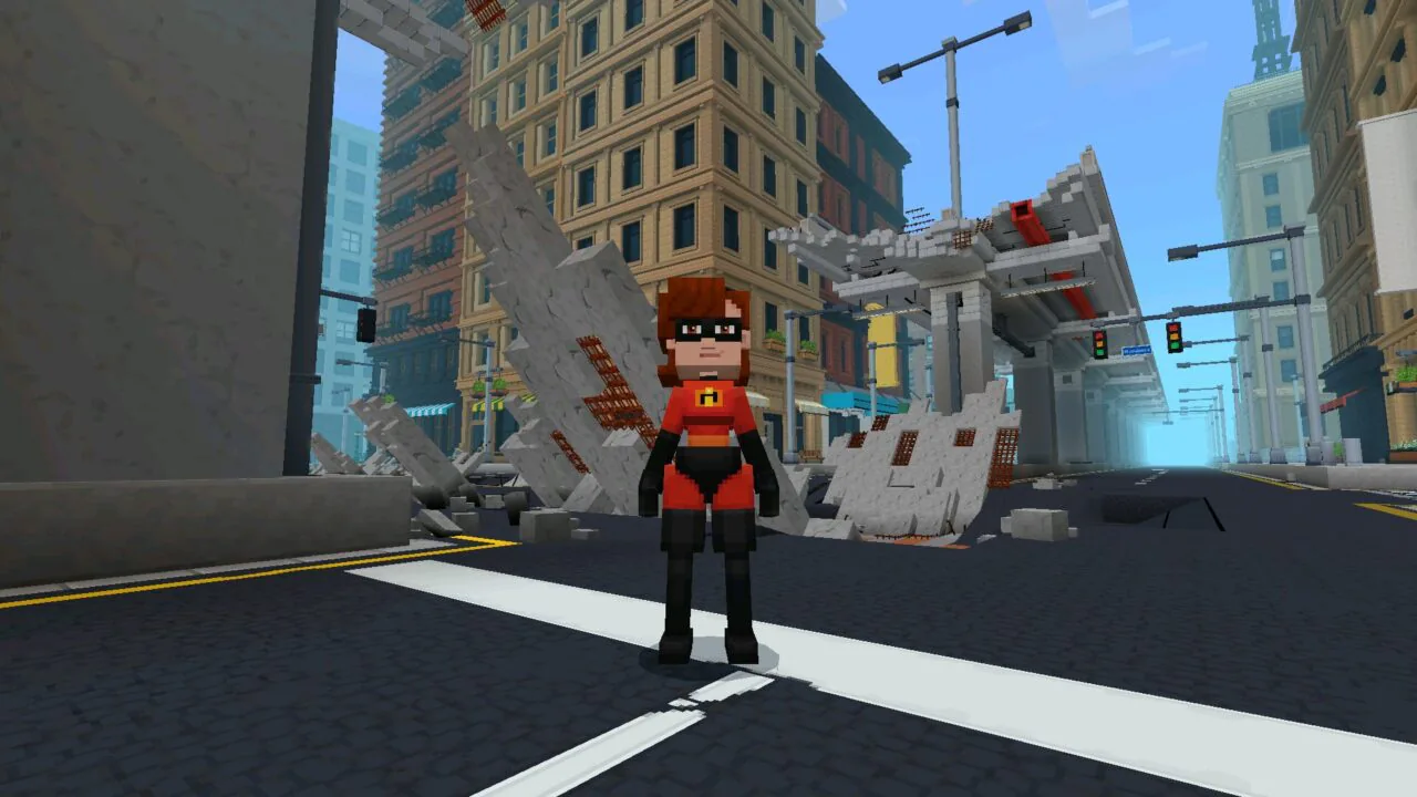 Mom from The Incredibles Mod for Minecraft PE