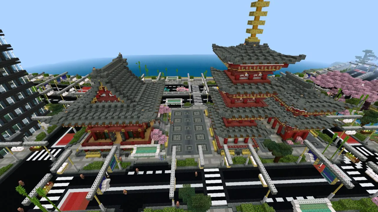 Pagoda from Tokyo Map for Minecraft PE