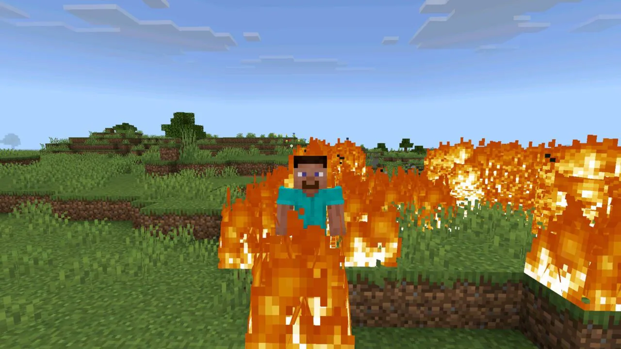 Steve from Fireman Mod for Minecraft PE