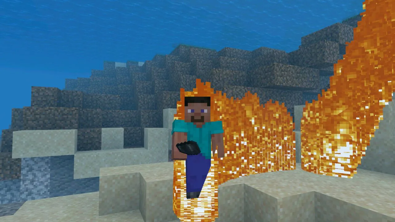 Underwater from Fireman Mod for Minecraft PE