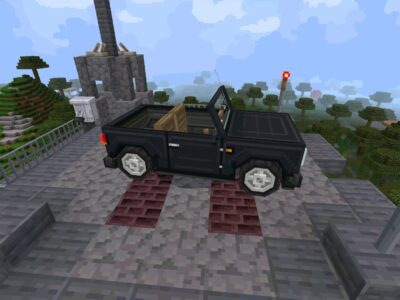 Flying Cars Mod for Minecraft PE