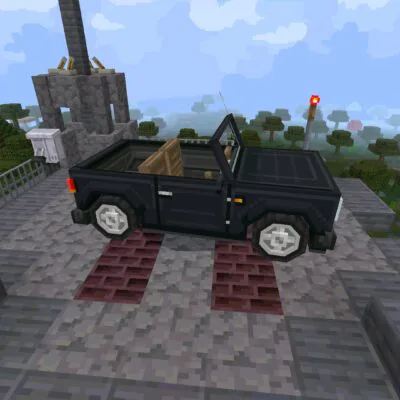 Flying Cars Mod for Minecraft PE