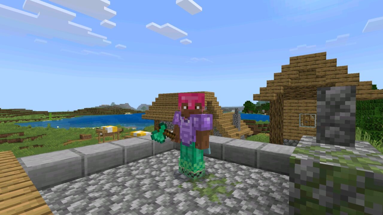 Gem Tools and Armor Texture Pack for Minecraft PE