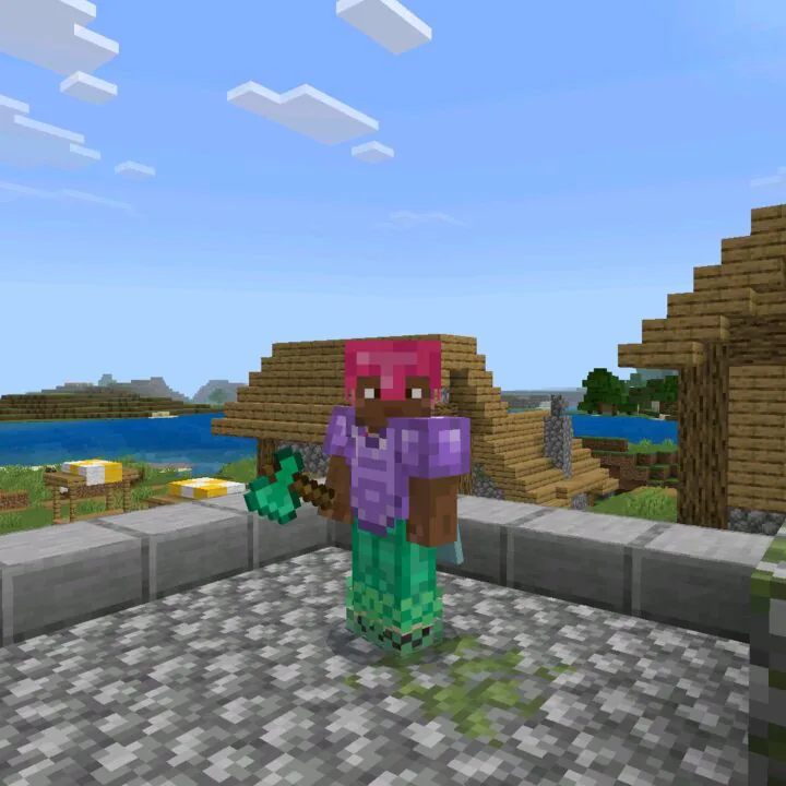 Gem Tools and Armor Texture Pack for Minecraft PE