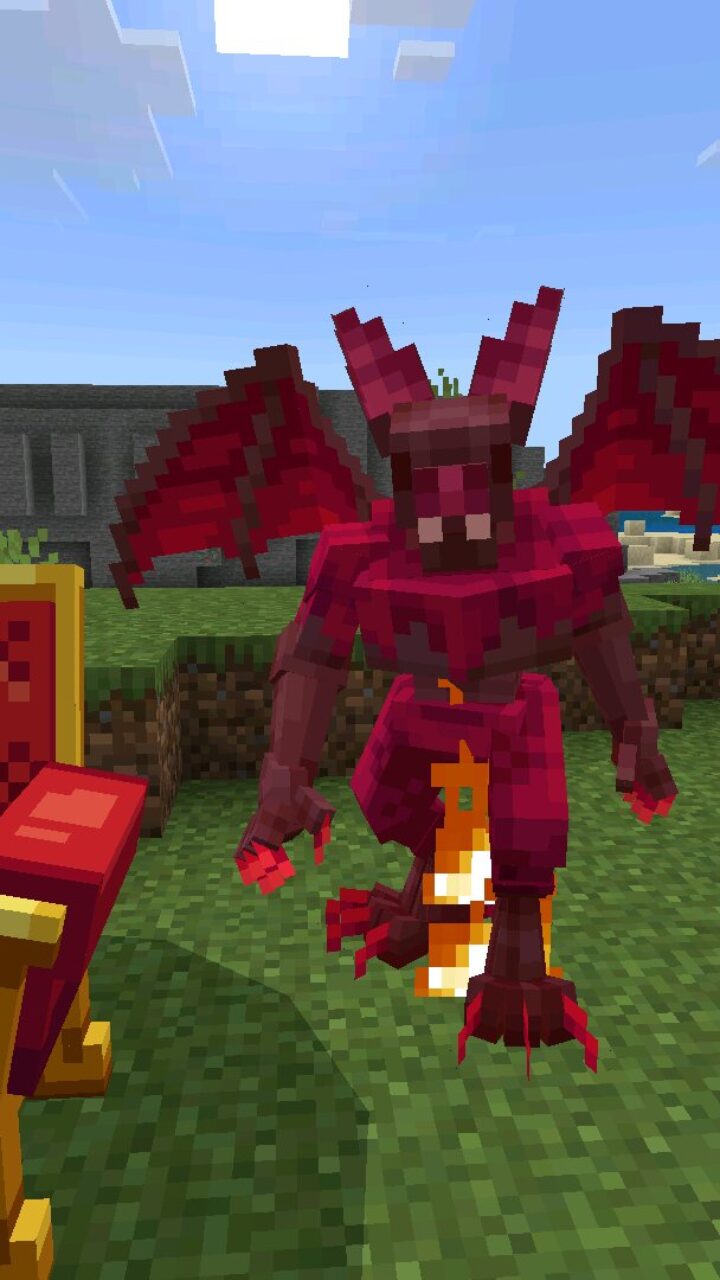 Mob from Vampire Mod for Minecraft Bedrock