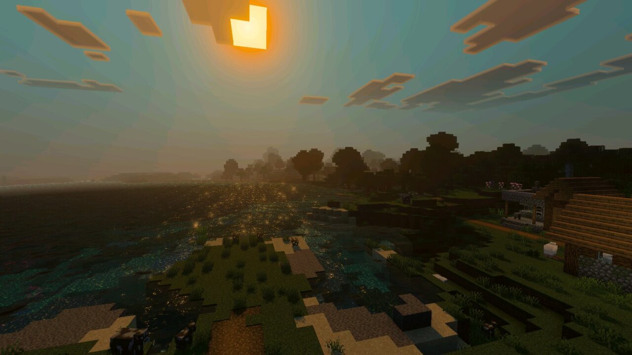 Scenery from Zephyr BSL Shader for Minecraft PE