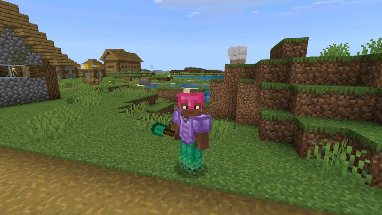 Shovel from Gem Tools and Armor Texture Pack for Minecraft PE