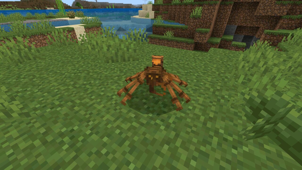 Spider from Summoners Saga Mod for Minecraft PE