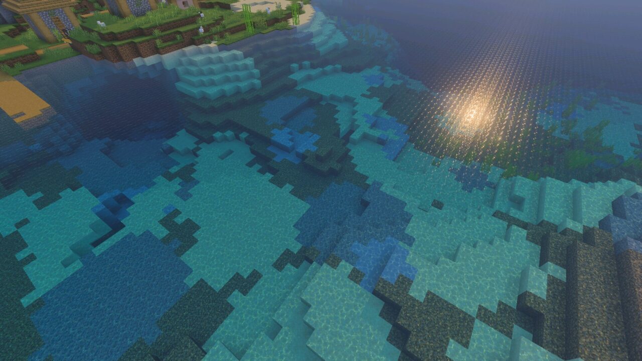 Water from Spectrum Shader for Minecraft PE
