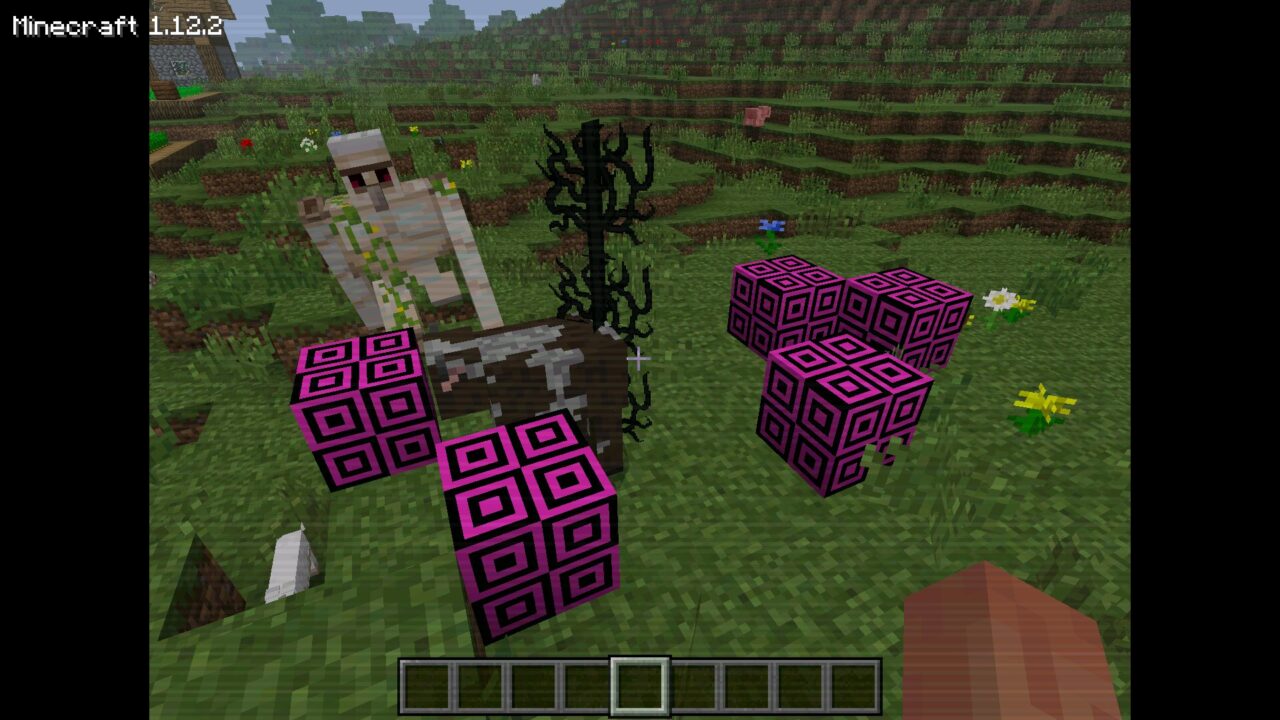 Blocks from Broken Script Mod for Minecraft Bedrock