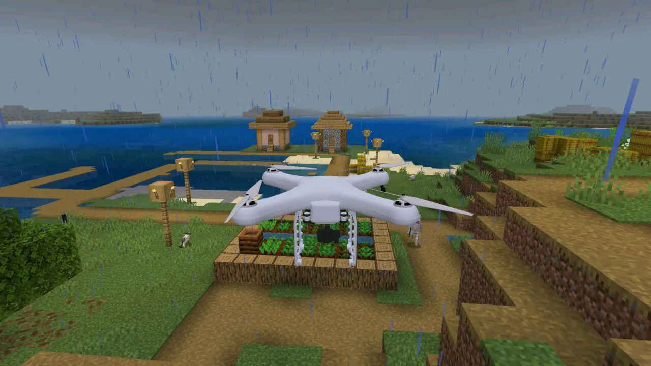 Flight from Drone Mods for Minecraft PE
