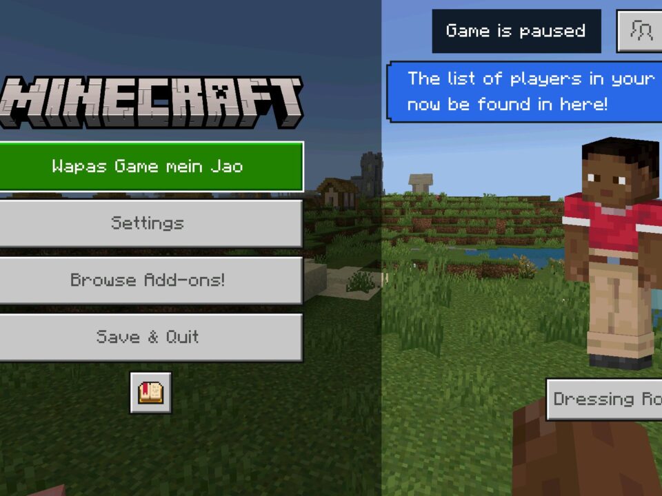 Hinglish Language Texture Pack for Minecraft PE шаблон Copy